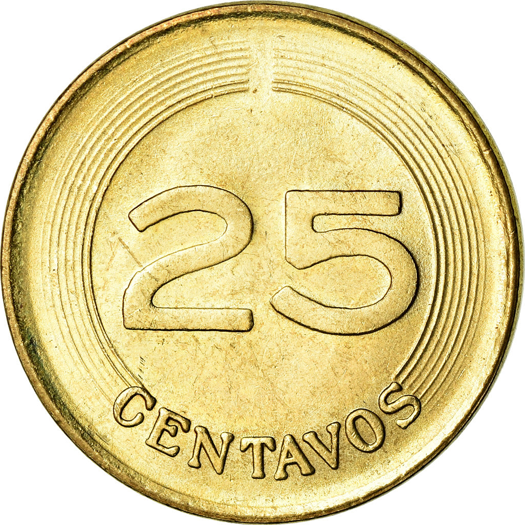 Moneda, Colombia, 25 Centavos, 1979, EBC, Aluminio - bronce, KM:267