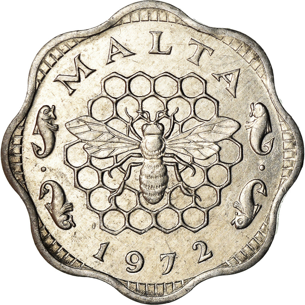 Moneta, Malta, 3 Mils, 1972, British Royal Mint, SPL-, Alluminio, KM:6