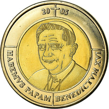 Vatican, 2 Euro, 2005, unofficial private coin, MS(65-70), Bi-Metallic