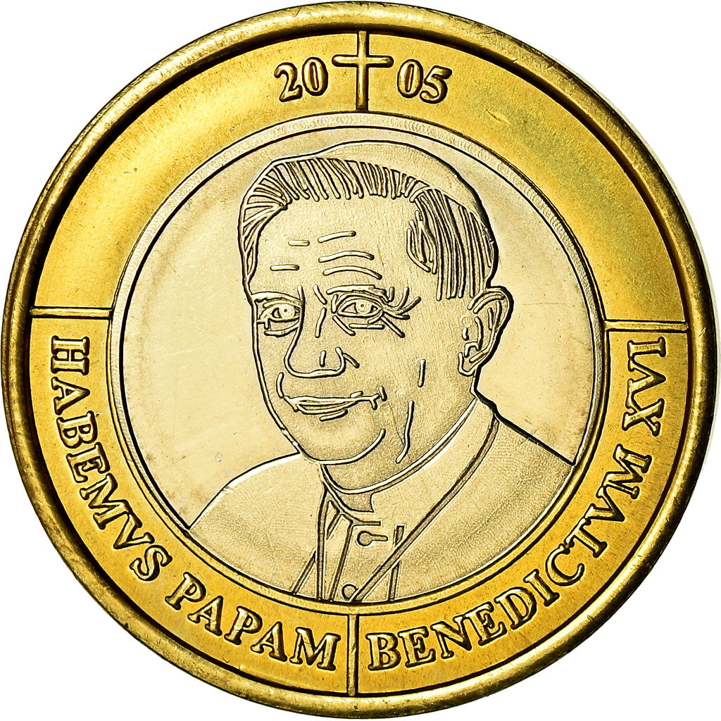 Vatikan, Euro, 2005, unofficial private coin, STGL, Bi-Metallic