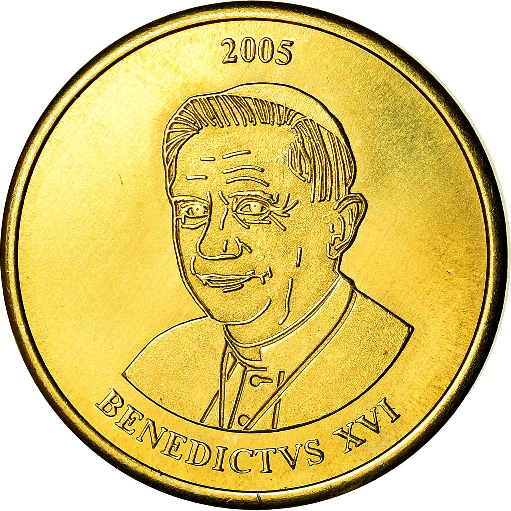 Vaticano, 50 Euro Cent, 2005, unofficial private coin, FDC, Ottone