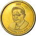 Vatican, 10 Euro Cent, 2005, unofficial private coin, MS(65-70), Brass