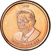 Vaticano, Euro Cent, 2005, unofficial private coin, FDC, Cobre chapado en acero