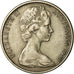 Moneta, Australia, Elizabeth II, 20 Cents, 1967, MB+, Rame-nichel, KM:66
