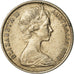 Moneta, Australia, Elizabeth II, 5 Cents, 1975, EF(40-45), Miedź-Nikiel, KM:64