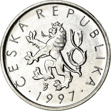 Monnaie, République Tchèque, 10 Haleru, 1997, SUP, Aluminium, KM:6
