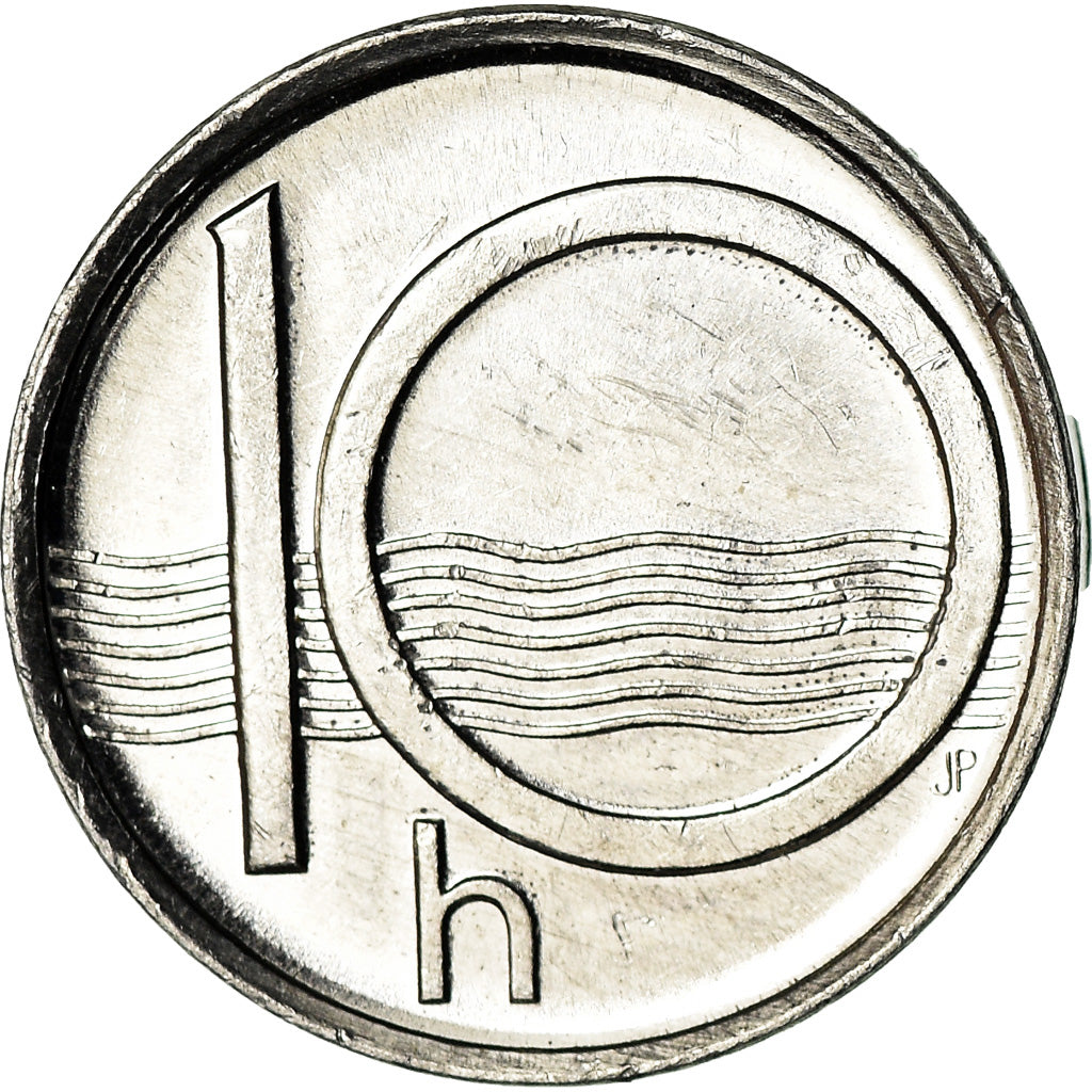 Monnaie, République Tchèque, 10 Haleru, 1997, SUP, Aluminium, KM:6
