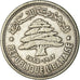 Monnaie, Lebanon, 50 Piastres, 1952, Utrecht, TB+, Argent, KM:17