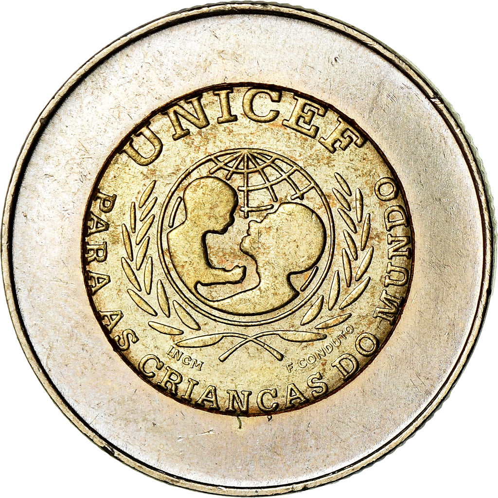 Moneda, Portugal, 100 Escudos, 1999, Lisbon, MBC+, Bimetálico, KM:722.1