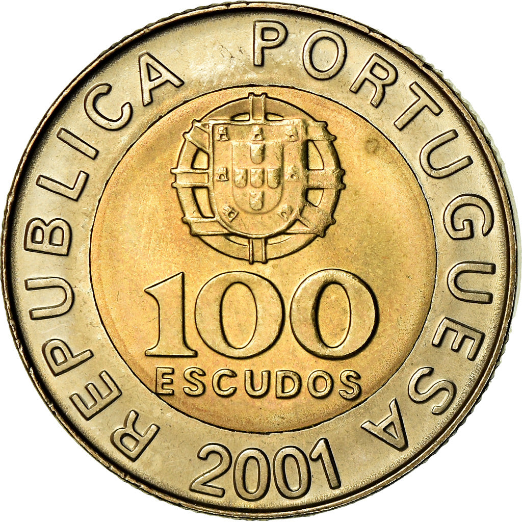 Monnaie, Portugal, 100 Escudos, 2001, SUP, Bi-Metallic, KM:645