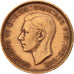 Great Britain, George VI, Farthing, 1945, EF(40-45), Bronze, KM:843