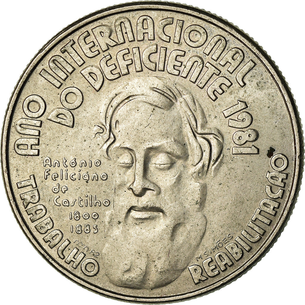Monnaie, Portugal, 25 Escudos, 1981, TTB, Copper-nickel, KM:624