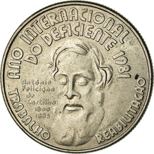 Monnaie, Portugal, 25 Escudos, 1981, TTB, Copper-nickel, KM:624