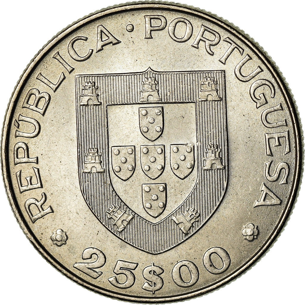 Monnaie, Portugal, 25 Escudos, 1981, TTB, Copper-nickel, KM:624