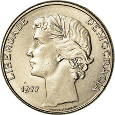 Coin, Portugal, 25 Escudos, 1977, MS(63), Copper-nickel, KM:607