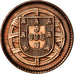 Coin, Portugal, Centavo, 1918, AU(55-58), Bronze, KM:565