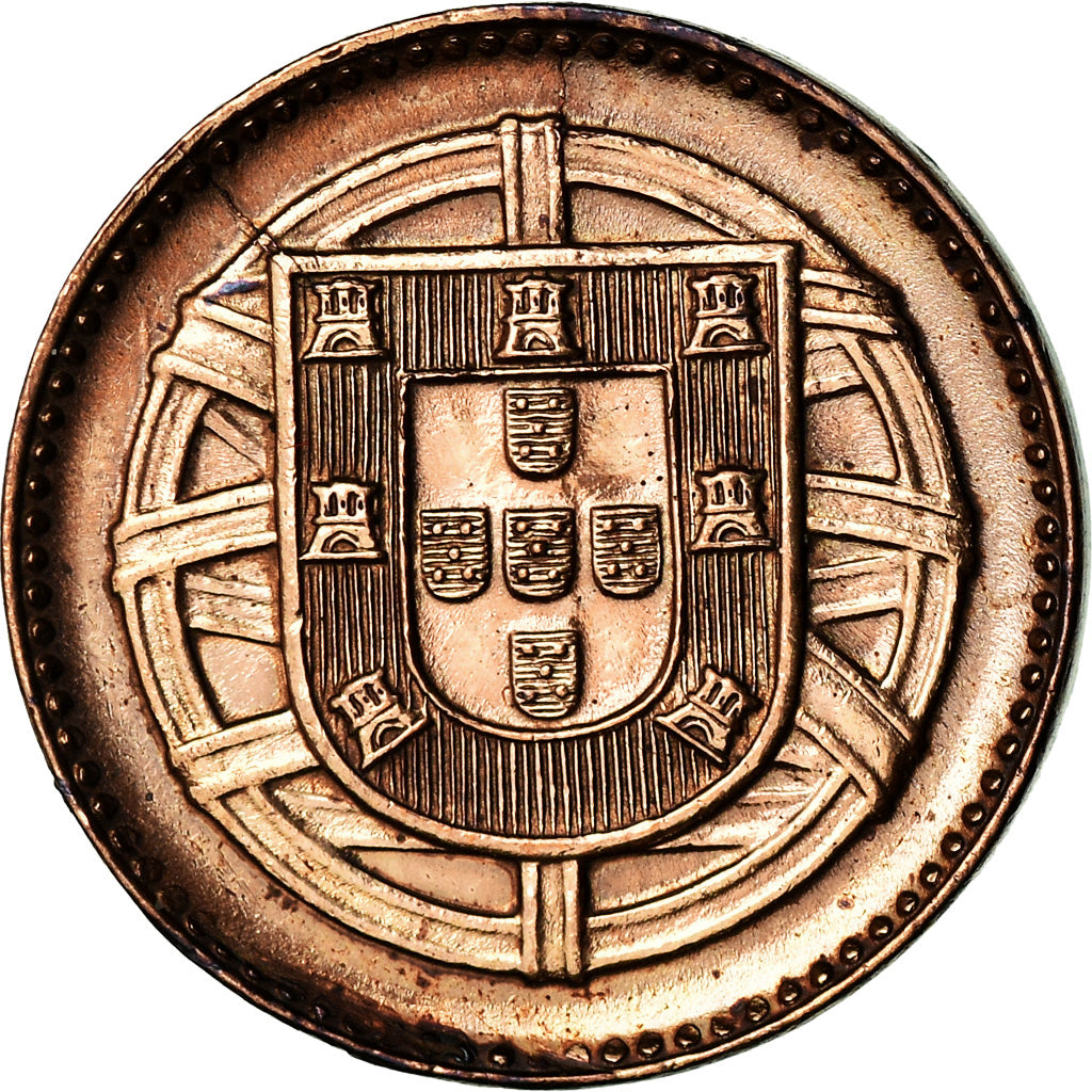 Coin, Portugal, Centavo, 1917, EF(40-45), Bronze, KM:565