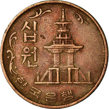 Coin, KOREA-SOUTH, 10 Won, 1967, VF(30-35), Bronze, KM:6