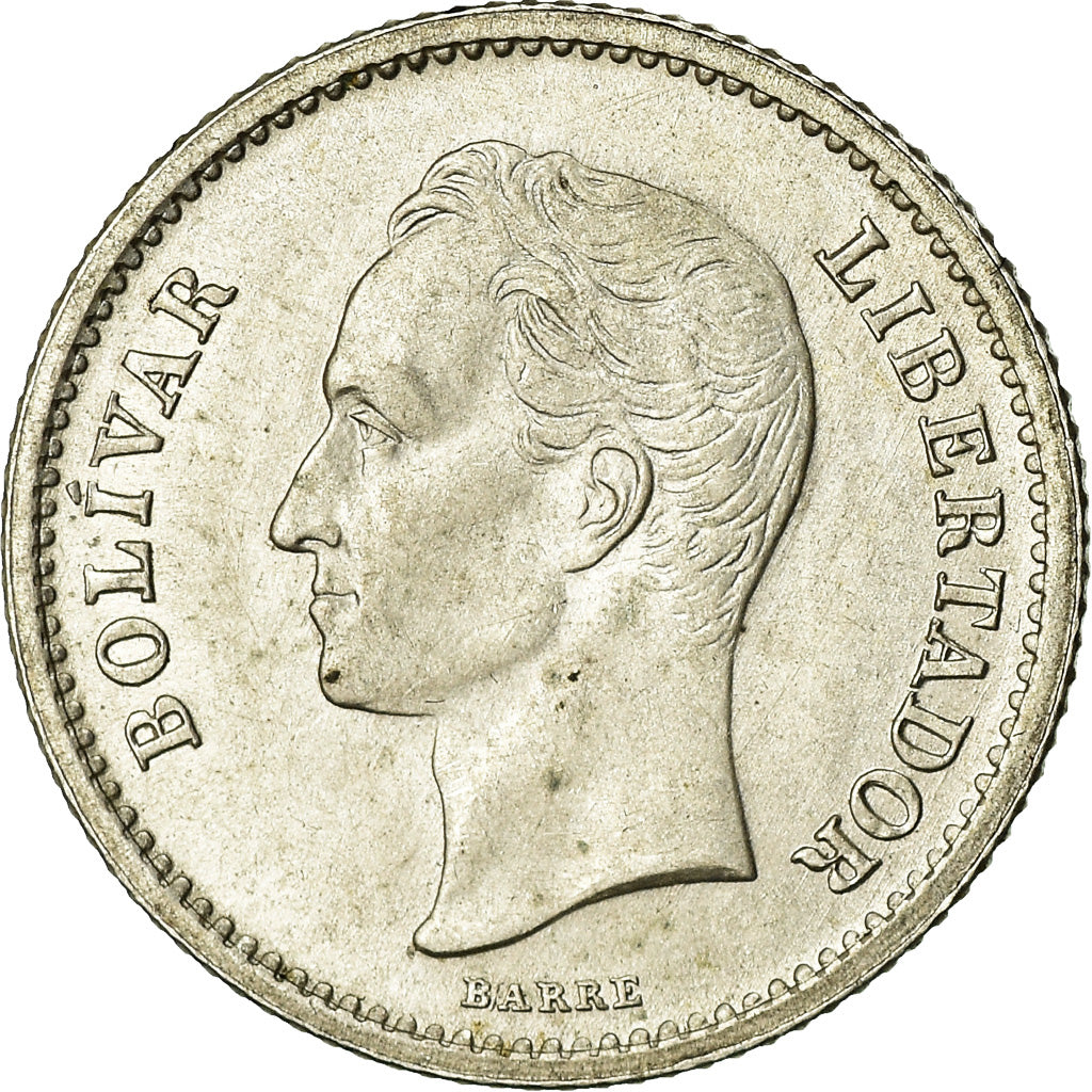 Moneta, Venezuela, 25 Centimos, 1946, SPL, Argento, KM:20