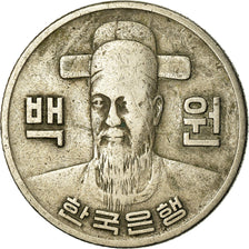Coin, KOREA-SOUTH, 100 Won, 1974, VF(30-35), Copper-nickel, KM:9