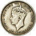 Coin, British Honduras, George VI, 10 Cents, 1942, EF(40-45), Silver, KM:23