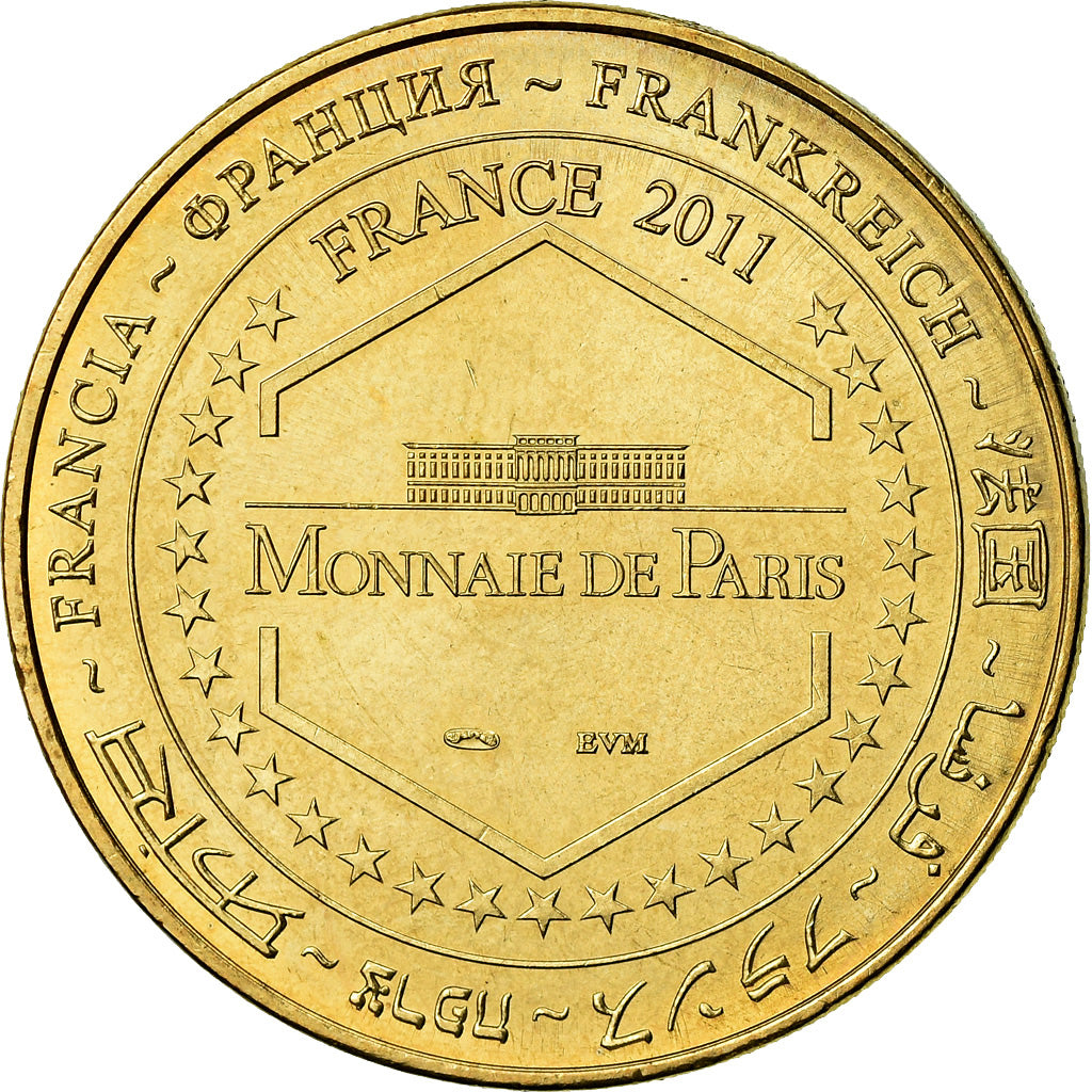 Frankreich, Token, Touristic token, Coucy - Château n°3, Arts & Culture, 2011