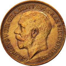 Great Britain, George V, Farthing, 1921, EF(40-45), Bronze, KM:808.2