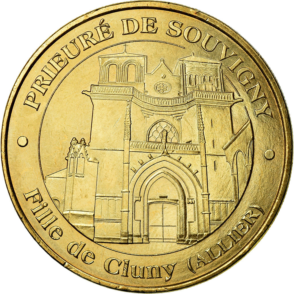 Francja, Token, Żeton turystyczny, Souvigny - Prieuré de Souvigny - Fille de