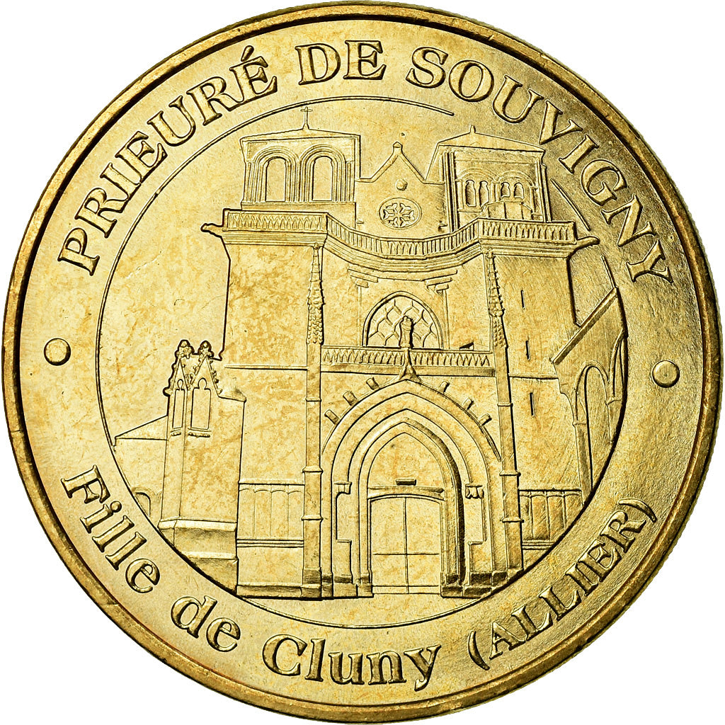 Frankreich, Token, Touristic token, Souvigny - Prieuré de Souvigny - Fille de