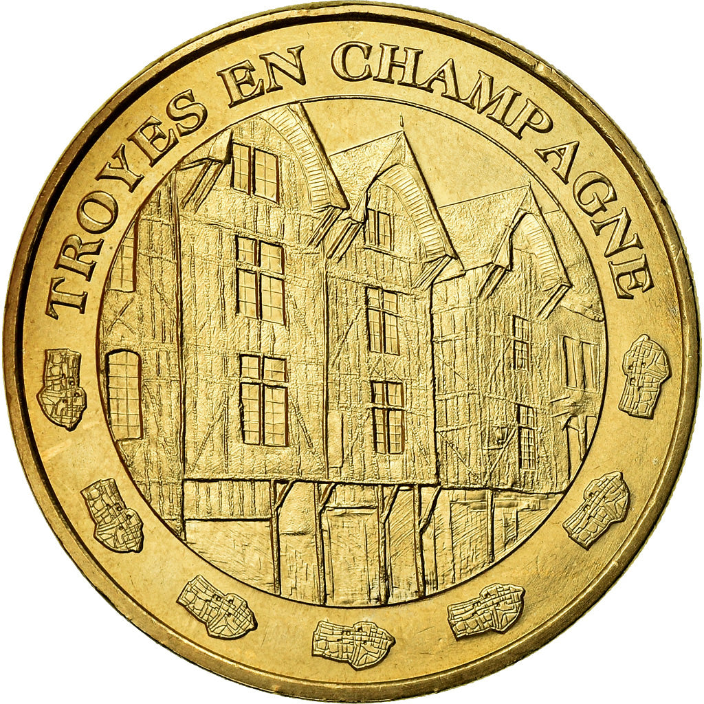 Frankreich, Token, Touristic token, 10/ Troyes-en-Champagne, Arts & Culture