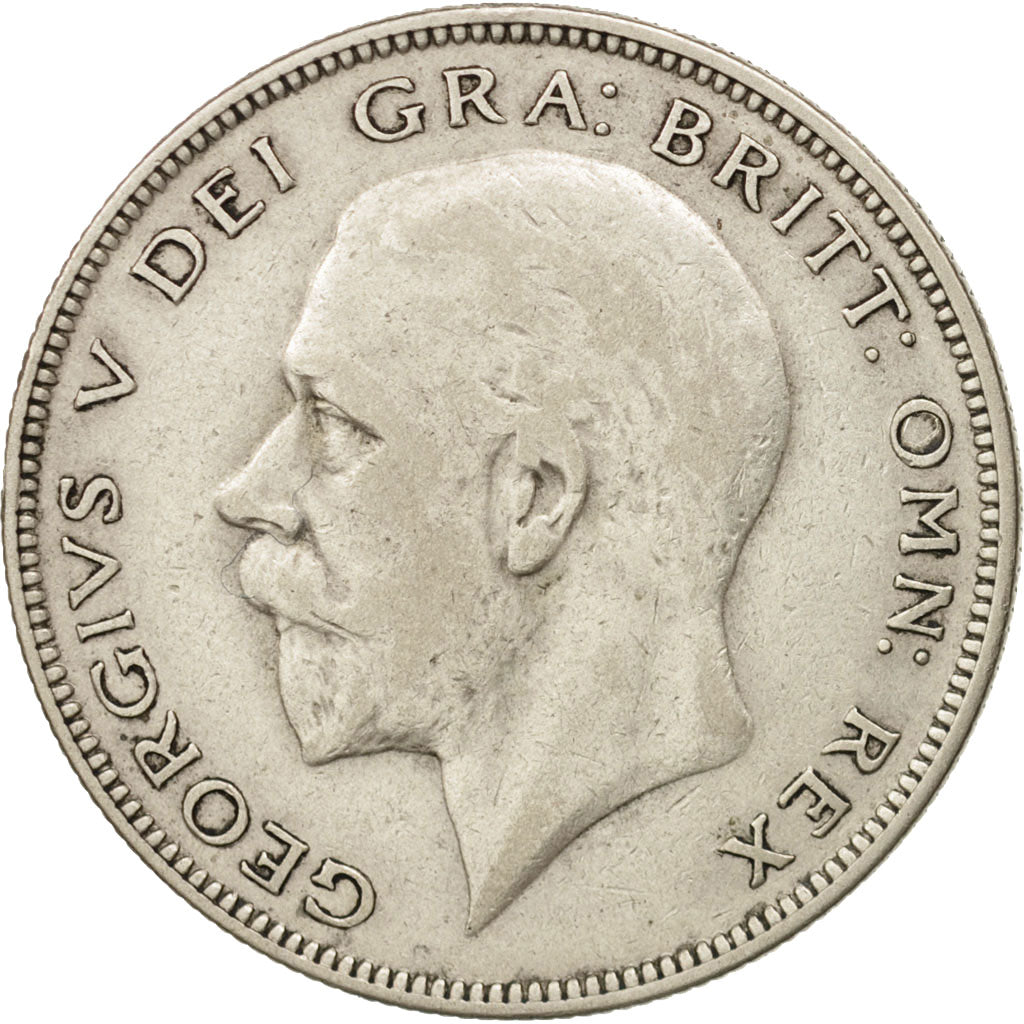 Great Britain, George V, 1/2 Crown, 1936, EF(40-45), Silver, KM:835