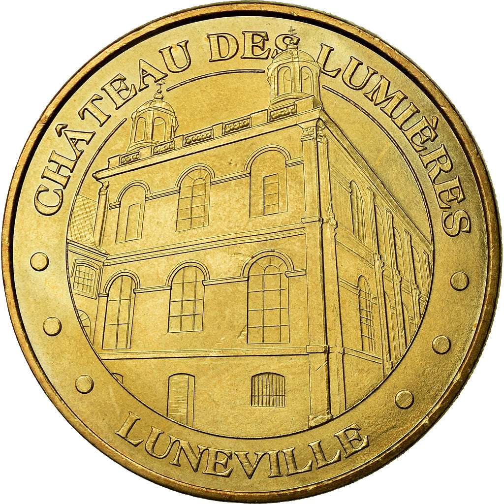 Francia, Token, Jetón turístico, Lunéville - Château des Lumières n°3