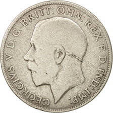 Great Britain, George V, Florin, Two Shillings, 1921, VF(20-25), Silver, KM:817a
