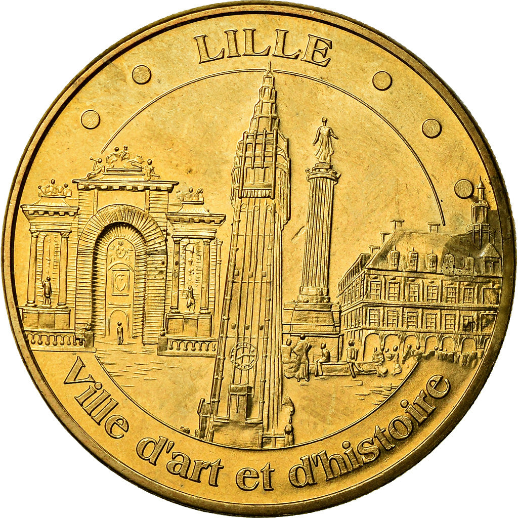 França, Token, Token turístico, 59/ Lille - Ville d'Art et d'Histoire, Artes e