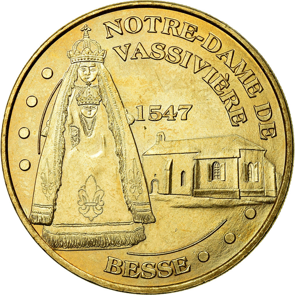 Frankreich, Token, Touristic token, Besse et Saint-Anastaise - Notre Dame de