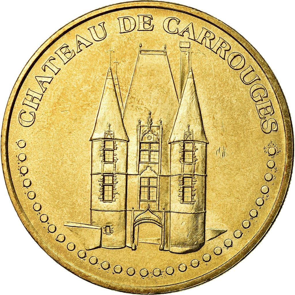 Francia, Token, Jetón turístico, Carrouges - Château, Arts & Culture, 2007