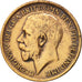 Great Britain, George V, 1/2 Penny, 1917, EF(40-45), Bronze, KM:809