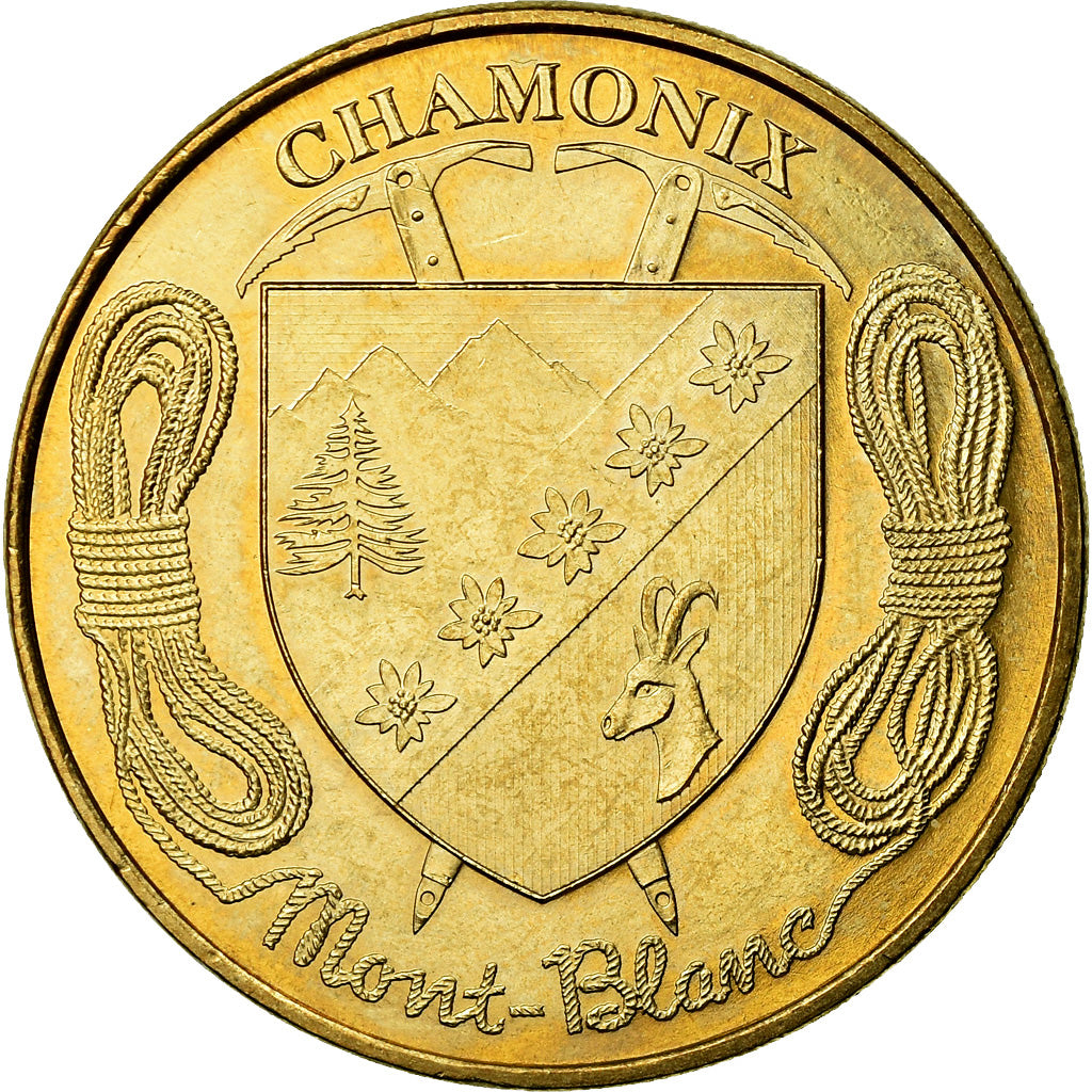 France, Token, Touristic token, Chamonix - Le blason, Arts & Culture, 2010, MDP