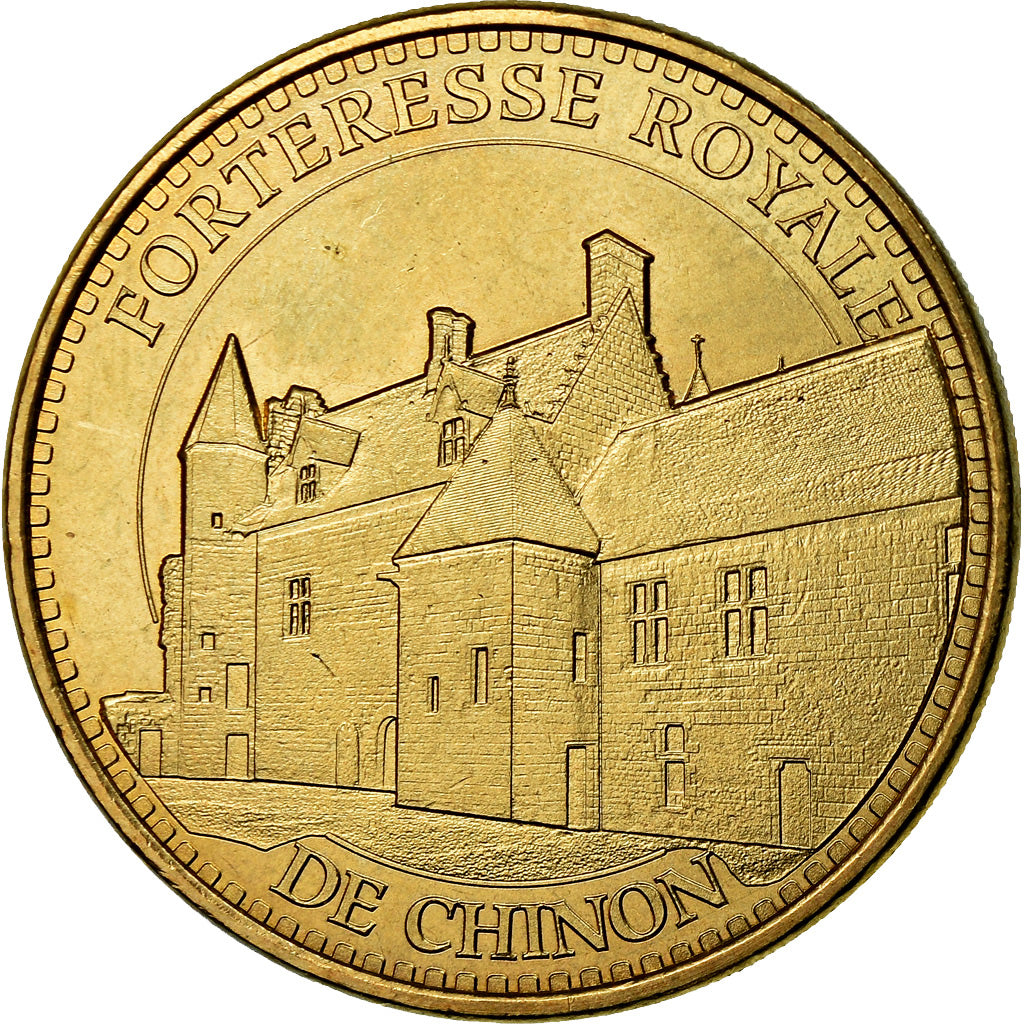 France, Token, Touristic token, Chinon - Forteresse Royale n°3, Arts & Culture