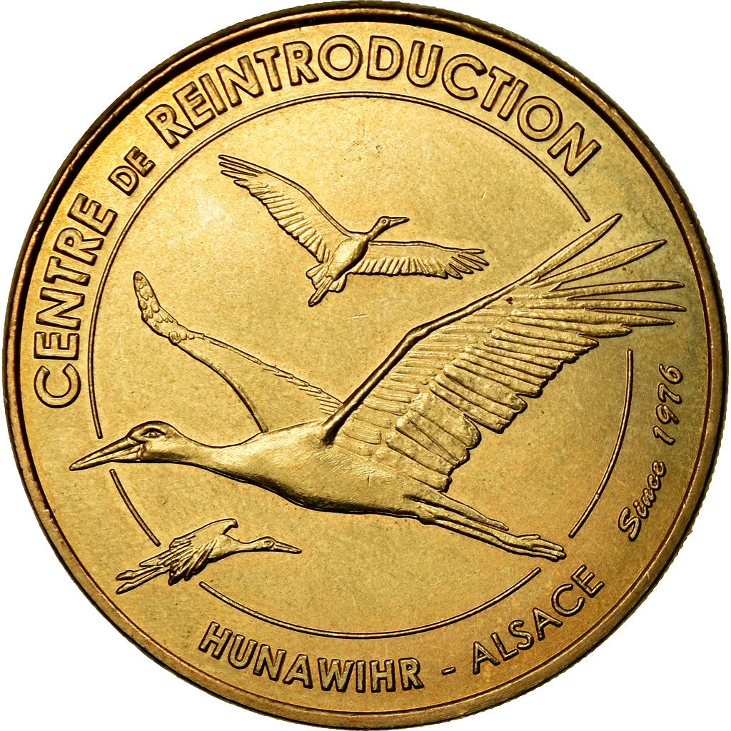 Francja, Token, Żeton turystyczny, Hunawihr - Centre de réintroduction n°11 -