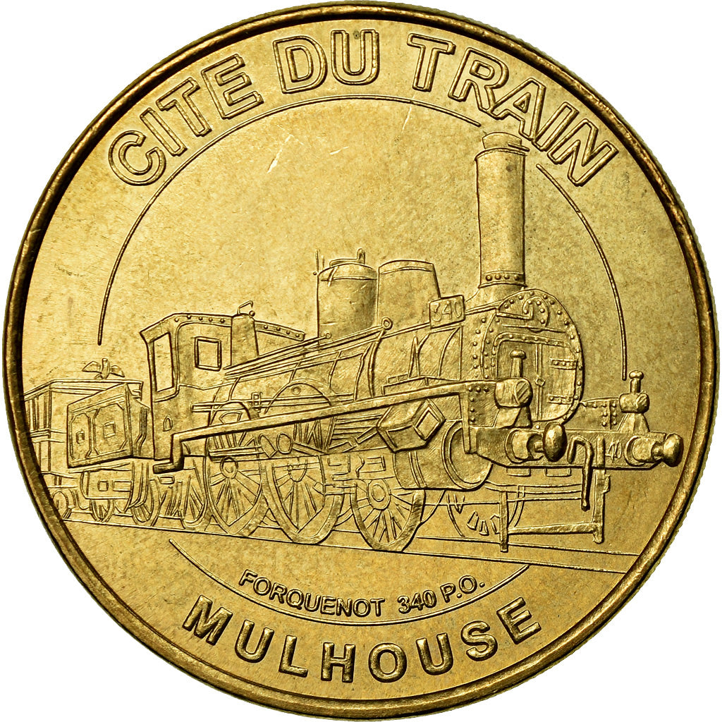 France, Token, Touristic token, Mulhouse - Cité du Train n°1, Arts & Culture