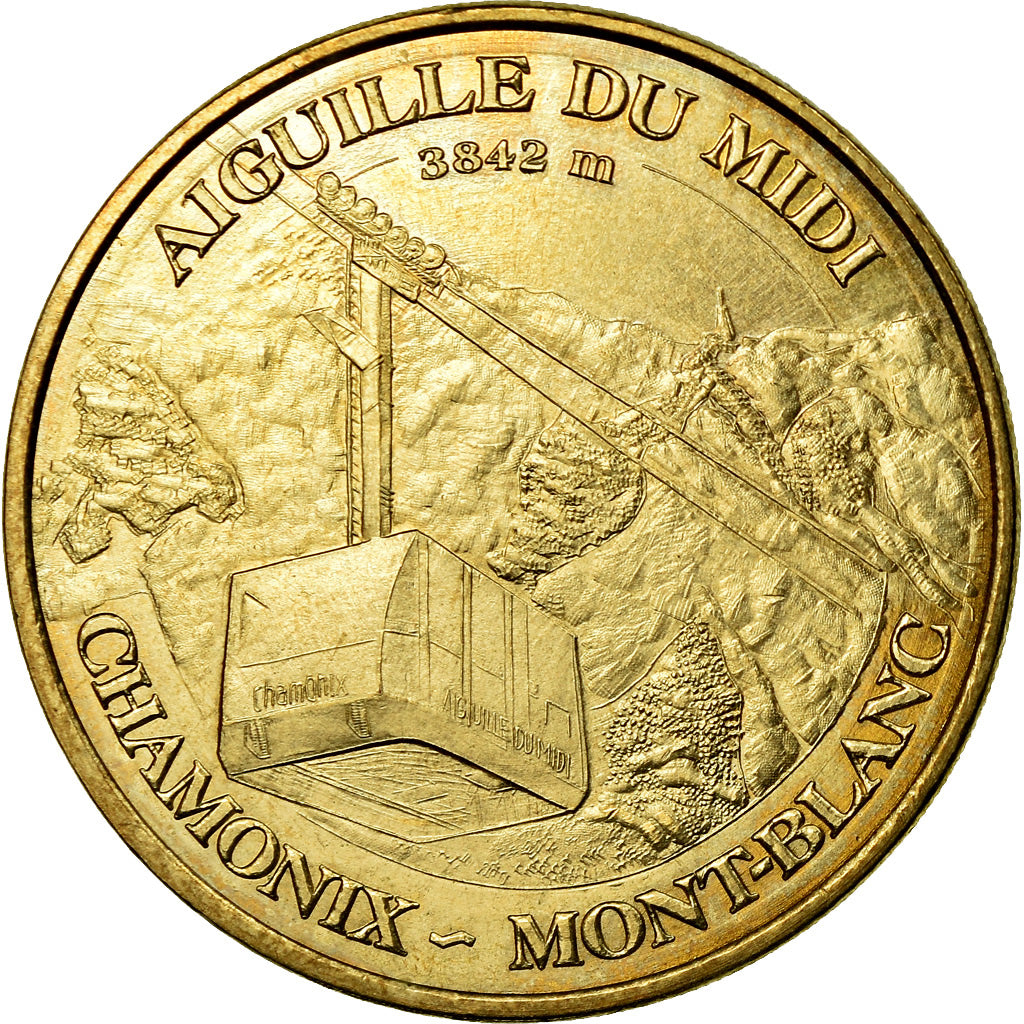 France, Token, Touristic token, Chamonix - Aiguille du Midi - Téléphérique