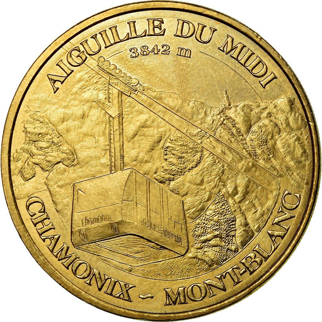 France, Token, Touristic token, Chamonix - Aiguille du Midi - Téléphérique