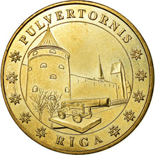 Latvia, Token, Touristic token, Riga - Pulvertornis, Arts & Culture, 2007, MDP