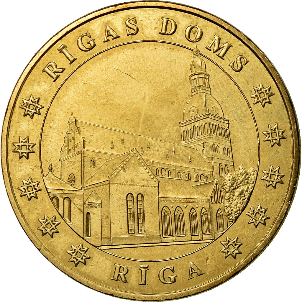 Letonia, Token, Jetón turístico, Riga - Rigas Doms, Arts & Culture, 2007, MDP