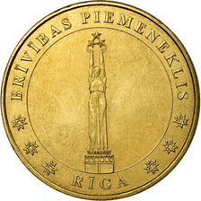 Latvia, Token, Touristic token, Riga - Brivibas Piemeneklis, Arts & Culture