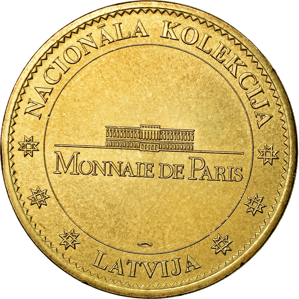 Latvia, Token, Touristic token, Riga - Brivibas Piemeneklis, Arts & Culture