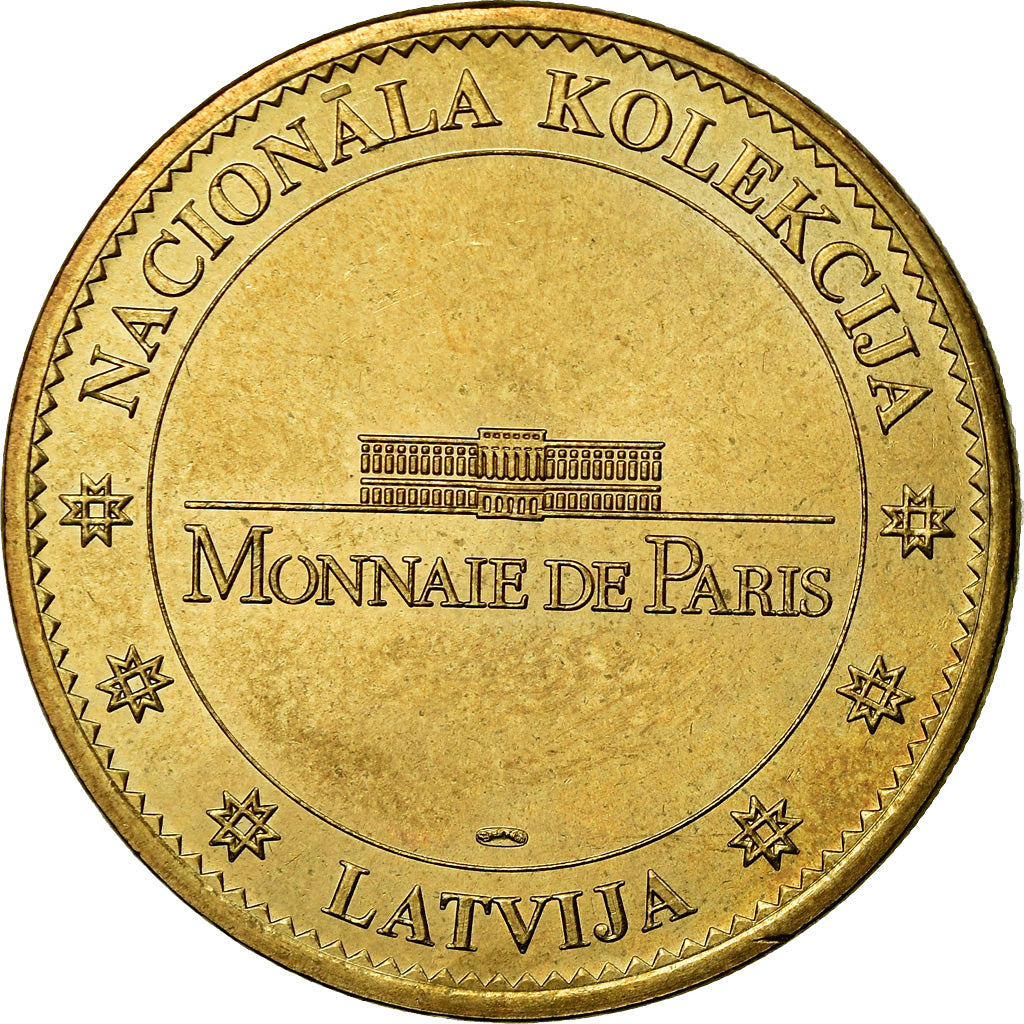 Latvia, Token, Touristic token, Riga - Vecriga, Arts & Culture, 2007, MDP