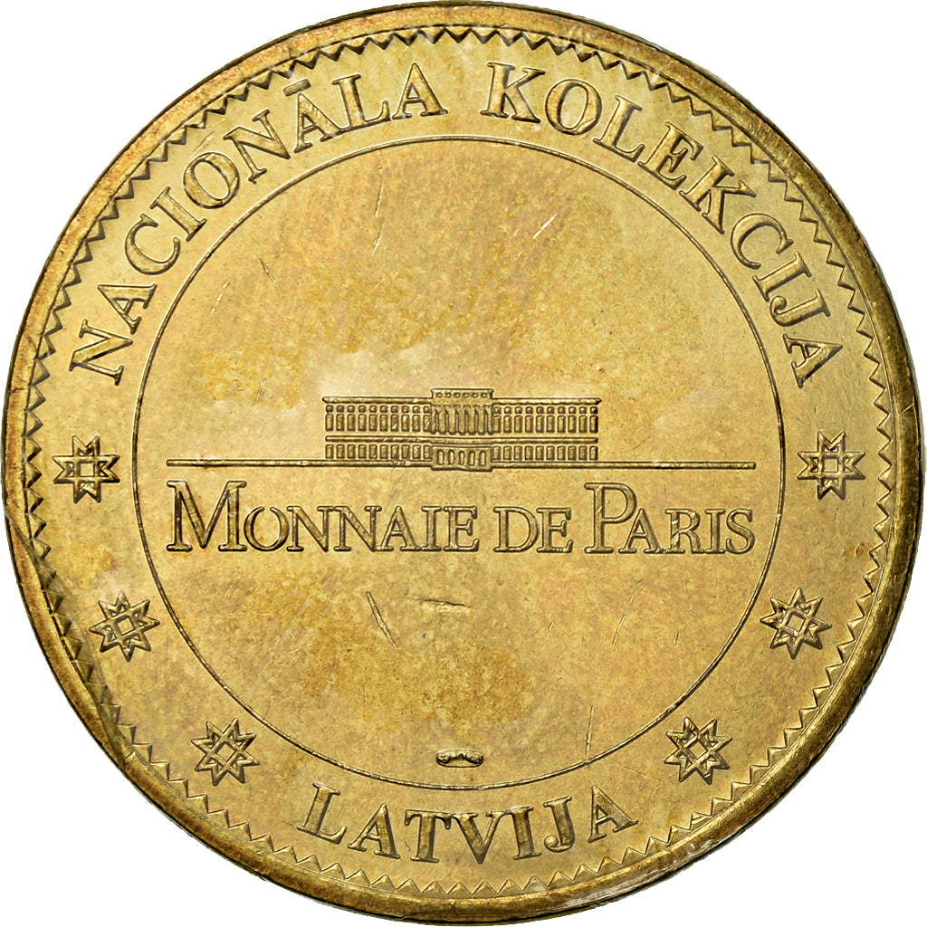 Latvia, Token, Touristic token, Riga - Bruninieks Rolands, Arts & Culture, 2007