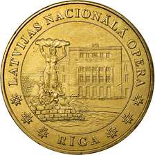 Latvia, Token, Touristic token, Riga - Nacionala Opera, Arts & Culture, 2007